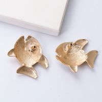Retro Small Fish Epoxy Earrings Wholesale main image 6