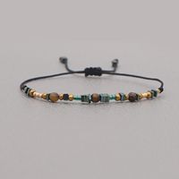 Ethnic Style Rice Beads Handmade Semi-precious Stones Beaded Bracelet main image 3