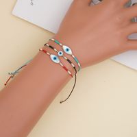 Simple Ethnic Style Lucky Eye Woven Beaded Bracelet main image 5