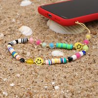 Fashion Bohemian Smiley Beads Anti-lost Mobile Phone Chain sku image 1