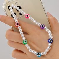 Fashion Pearl Flower Beads Mobile Phone Chain sku image 3