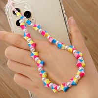 Ethnic Small Daisy Pearl Beaded Mobile Phone Chain sku image 2