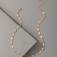 Fashion Metal Geometric Single-layer Necklace main image 5