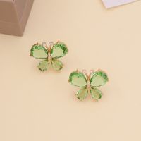 Korean Style Multicolor Butterfly Earrings sku image 6