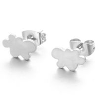Simple Cute Cloud Earrings Wholesale sku image 1
