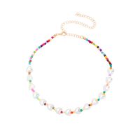 Conjunto De Combinación De Pulsera De Collar De Perlas De Corazón De Estilo Étnico sku image 2