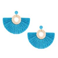 Casual Ethnic Style Geometric Cotton Thread Tassel Women's Drop Earrings 1 Pair sku image 16