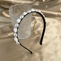 Retro Pearl Decor Thin Headband Wholesale sku image 2