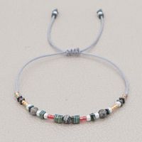 Ethnic Style Rice Beads Handmade Semi-precious Stones Beaded Bracelet sku image 1