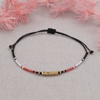 Simple Ethnic Style Couple Rice Beads Hand-woven Beaded Small Bracelet sku image 3