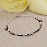 Ethnic Style Rice Beads Hand-woven Natural Stone Beaded Bracelet sku image 3