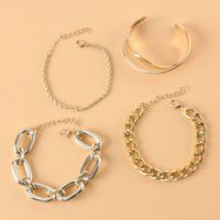 Simple Thread Smooth Mix And Match Twist Chain Bracelet sku image 1