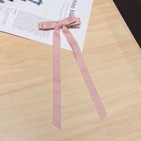 Korean Color Double-layer Ribbon Bow Hairpin sku image 3