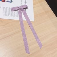 Korean Color Double-layer Ribbon Bow Hairpin sku image 6