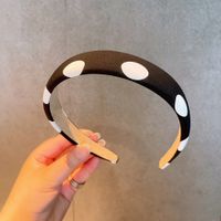 Retro-stoff-schwamm-stirnband Im Koreanischen Stil sku image 1