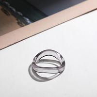 Korean Transparent Candy Color Geometric Resin Ring Wholesale sku image 23