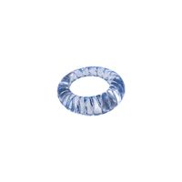 Korean Transparent Candy Color Geometric Resin Ring Wholesale sku image 46