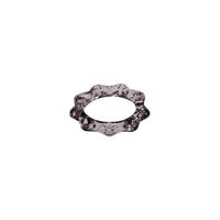 Korean Transparent Candy Color Geometric Resin Ring Wholesale sku image 4