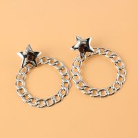 Fashion Alloy Geometric Round Earrings main image 4