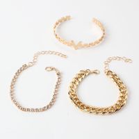 Retro Gold Multi-layer Chain Bracelet Wholesale main image 3