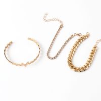 Retro Gold Multi-layer Chain Bracelet Wholesale main image 5