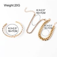 Retro Gold Multi-layer Chain Bracelet Wholesale main image 6