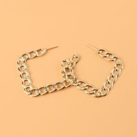 Retro Alloy Square Chain Earrings main image 3