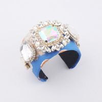 Retro Big Gemstone Particles Colorful Bracelet main image 5