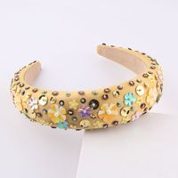 Fashion Sponge Snowflake Exaggerated Particle Flower Hair Hoop main image 3