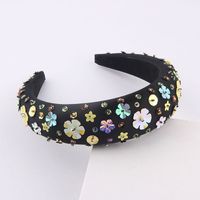 Fashion Sponge Snowflake Exaggerated Particle Flower Hair Hoop main image 4