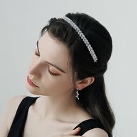 Einfaches Zirkon-stirnband Im Koreanischen Stil main image 1