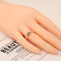 Fashion Copper 18k Gold Dripping Open Ring Wholesale main image 3
