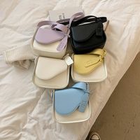 Wholesale Accessories Contrasting Color Saddle Messenger Bag Nihaojewelry main image 4