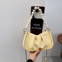 Wholesale Accessories Solid Color Pearl Chain Armpit Bag Nihaojewelry main image 6