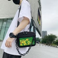 Nihaojewelry Wholesale Accessories Acrylic Chain Transparent Messenger Small Square Bag sku image 2