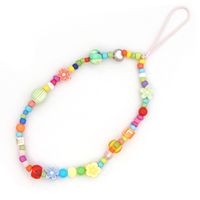 Korean Creative Hand-made Beaded Mobile Phone Chain main image 6