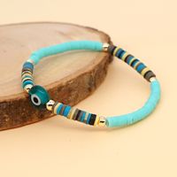 Bohemian Style Colored Soft Clay Glass Devil's Eye Bead Bracelet main image 1