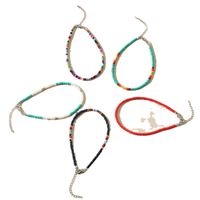 Bohemian Style Creative Rice Bead Anklet 5-piece Set main image 6