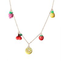 Fashion Retro Fruit Necklace sku image 1