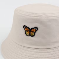 Fashion Butterfly Flat Top Short Brim Fisherman Hat main image 4
