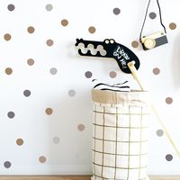 Fashion Morandi Color Dots Bedroom Porch Background Wall Stickers main image 4