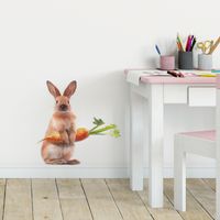 Fashion Cute Rabbit Carrot Room Porch Wall Stickers main image 4