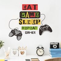 Fashion Game Handle Bedroom Porch Wall Stickers main image 3