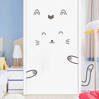 Cartoon Expression Door Cabinet Bedroom  Wall Stickers main image 5