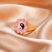 Fashion Flowers Gossip Tai Chi Ring main image 4