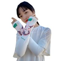 Fashion Cute Girl Printed Arm Guard Ice Silk Sleeve main image 6