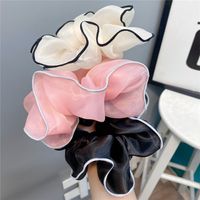 Korean Style Chiffon Contrast Color Hair Scrunchies main image 1