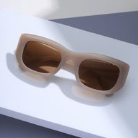 Mode Quadratische Sonnenbrille Mit Großem Rahmen In Schildpatt-leoparden-print main image 1