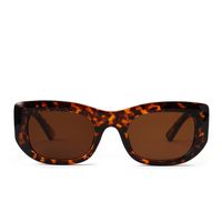 Mode Quadratische Sonnenbrille Mit Großem Rahmen In Schildpatt-leoparden-print main image 4