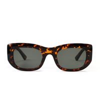 Fashion Square Big Frame Tortoiseshell Leopard Print Sunglasses main image 5